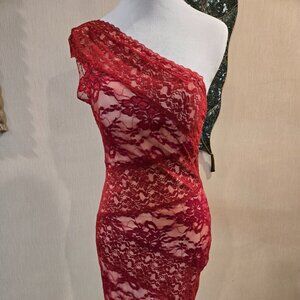 Ravishing Red Lace Dress